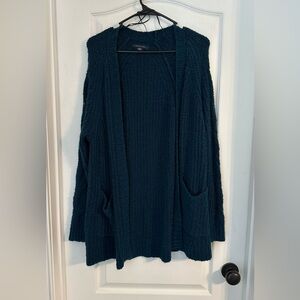 American Eagle So Cozy Fuzzy Open Front Oversize Cardigan Medium